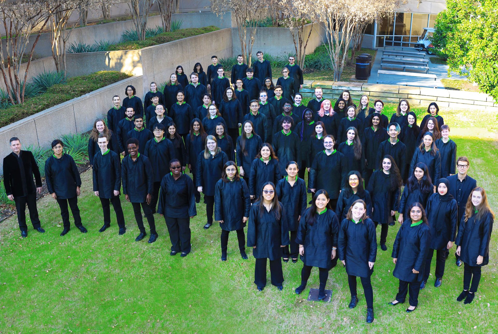UT Dallas choir group photo 2019