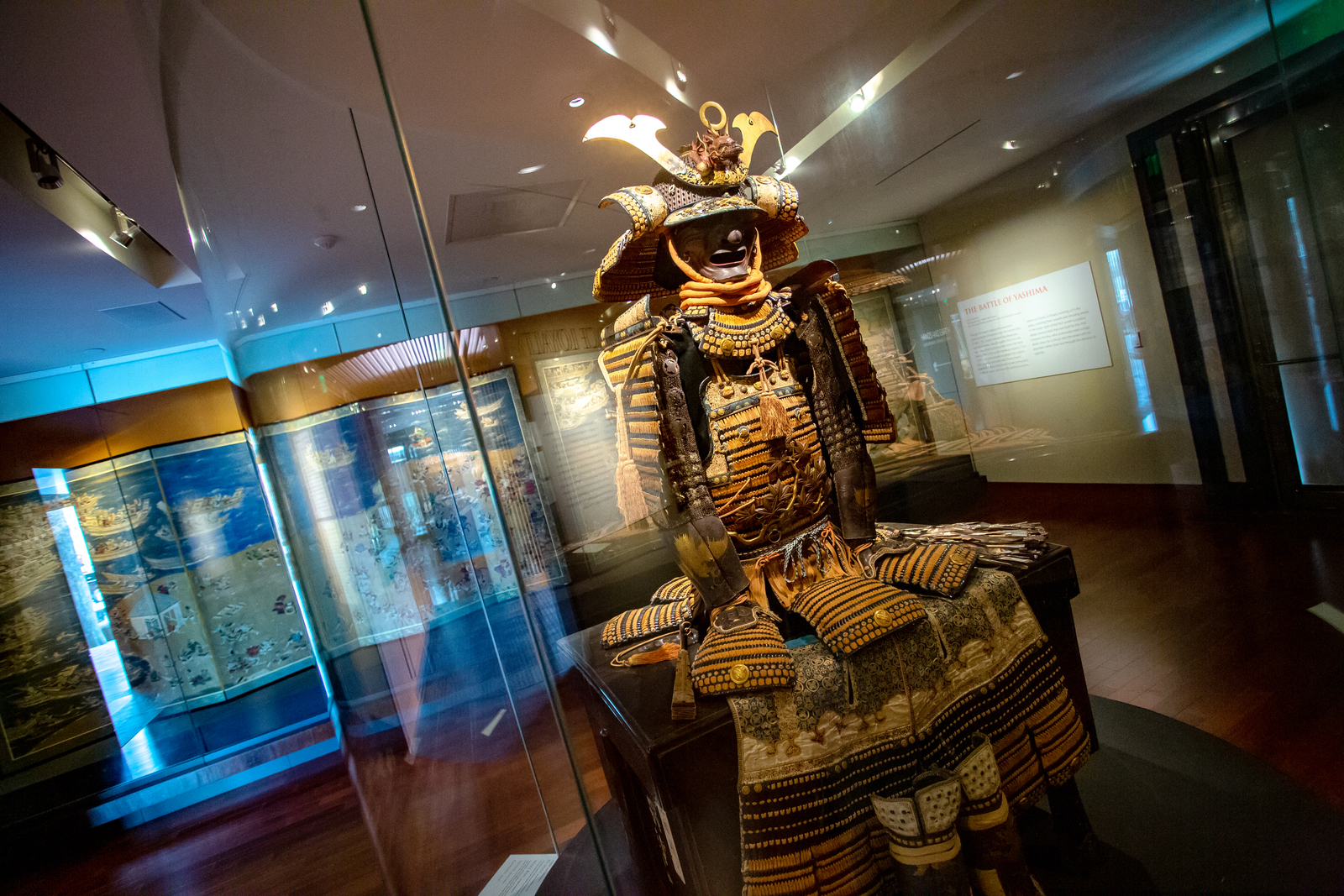 Image of the artwork titled Installation view, Fierce Loyalty: A Samurai Complete from the Crow Collection of Asian Art