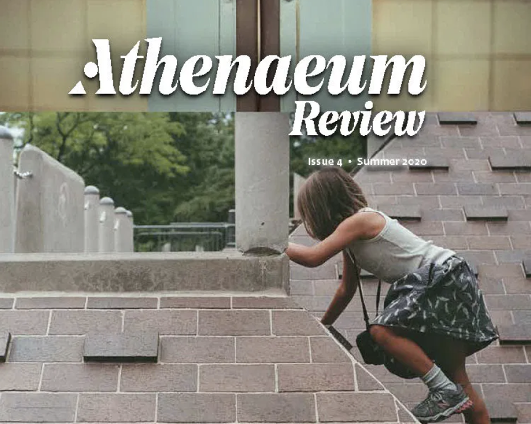 Athenaeum Review cover includes a child playing.