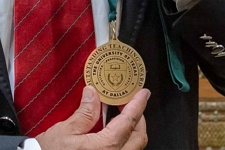 President’s Teaching Excellence Award medallion 