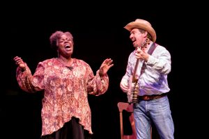 Lillias White and Scott Wakefield in Texas in Paris, Photograph by Alan Govenar © Alan Govenar
